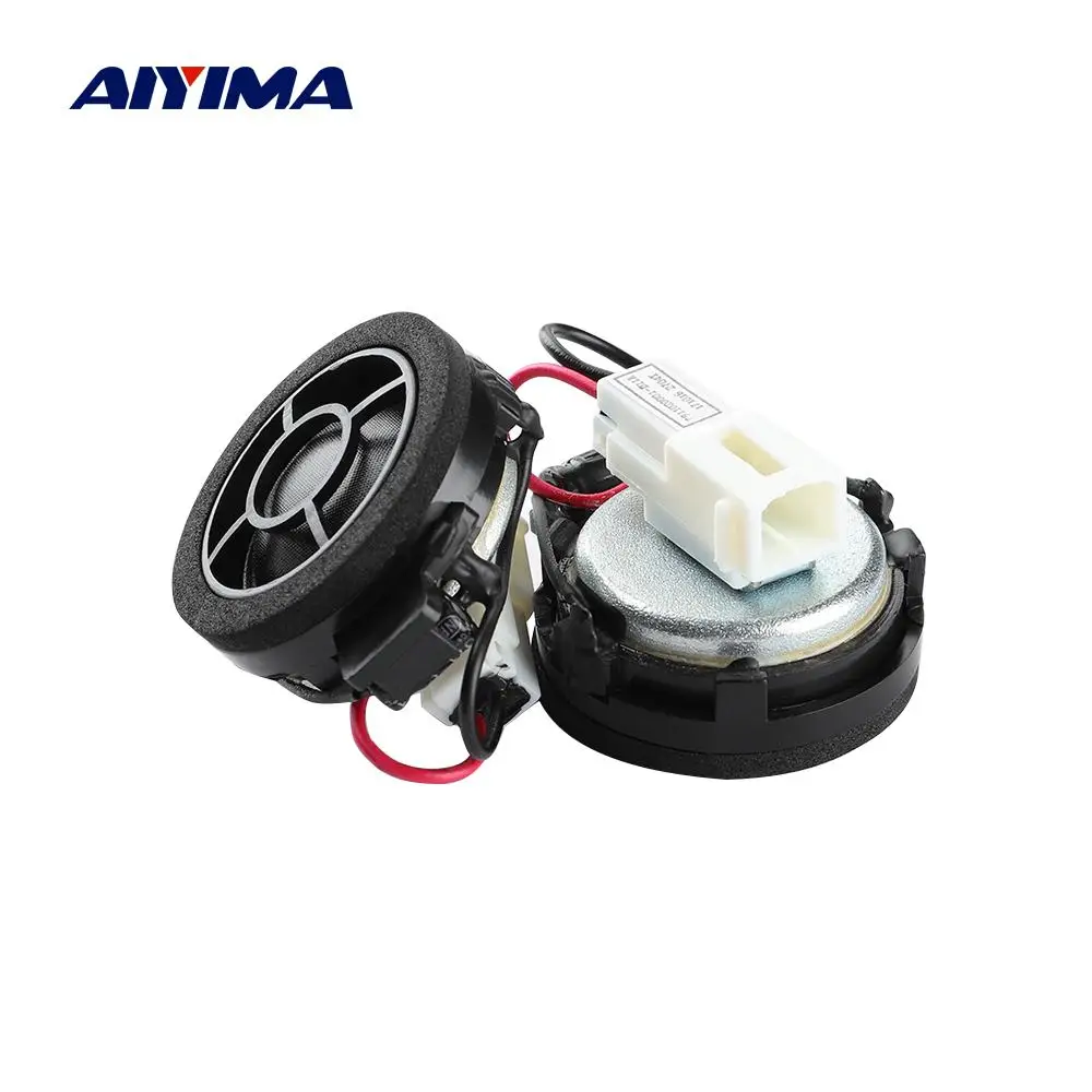 

AIYIMA 2Pcs 1.5 Inch Audio Tweeter Speakers 4 Ohm 25W Silk Film Neodymium Loudspeaker Treble Speaker With Protect Cover