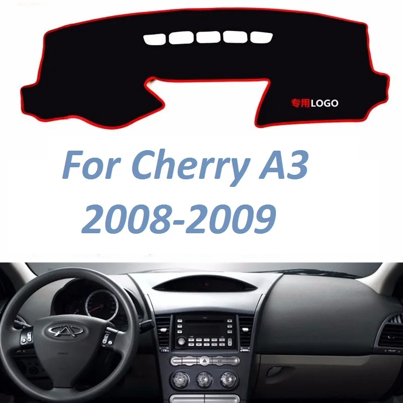 

For Cherry A3 2008 2009 Left Right Hand Non Slip Dashboard Cover Mat Instrument Carpet Car Accessories