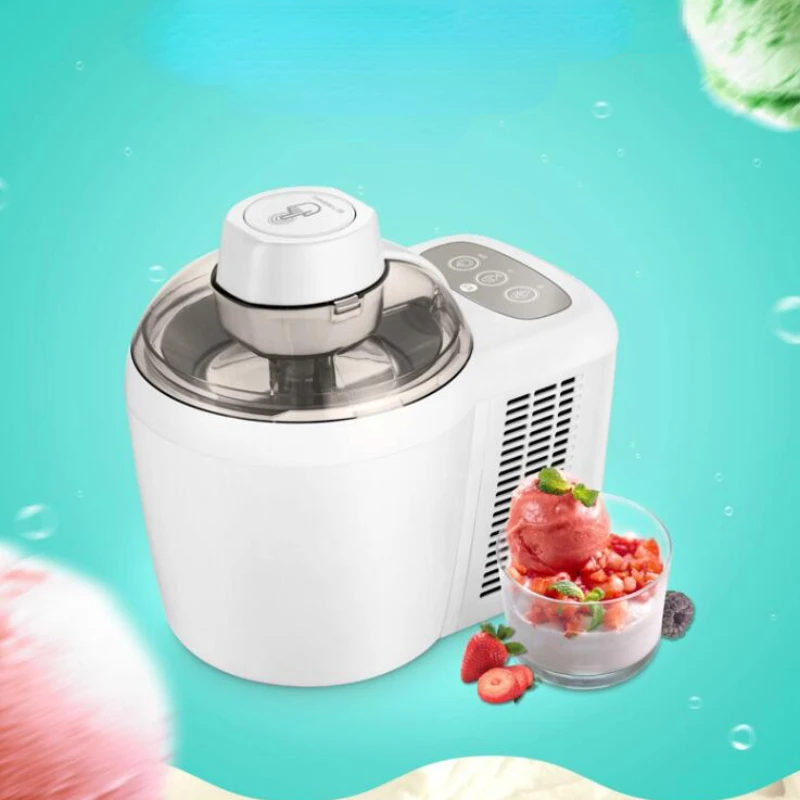 

Mini Ice Cream Machine Home Small Automatic Cone Machine Homemade DIY Fruit Ice Cream Maker for Kids Icecream Maker Machine