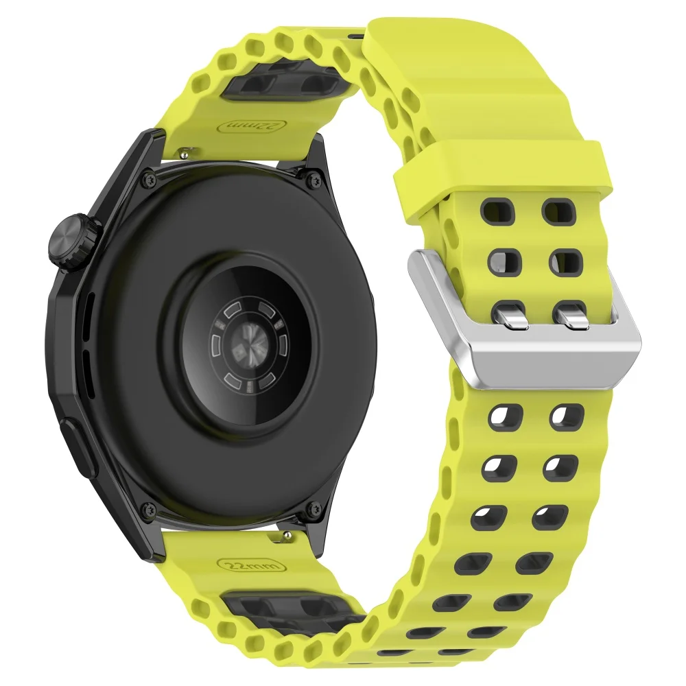 Фото Силиконовый ремешок 18 мм, 20 мм, 22 мм, 24 мм для Huawei Watch GT6, GT5 46 мм, спортивный браслет для Samsung Galaxy Watch, ремешок для часов Garmin №2
