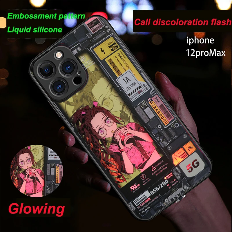 Original Design Mechanical Milk Tea Phone Case for IPhone 11 12 13 Pro Max Mini Glowing Case Fashion Accessories for Trendsetter