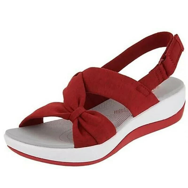 

Summer Women Wedge Sandals Thick-Soled Casual Shoes Anti-Slip Beach Slippers Sports Treking Sandals Female Footwear Plus Size