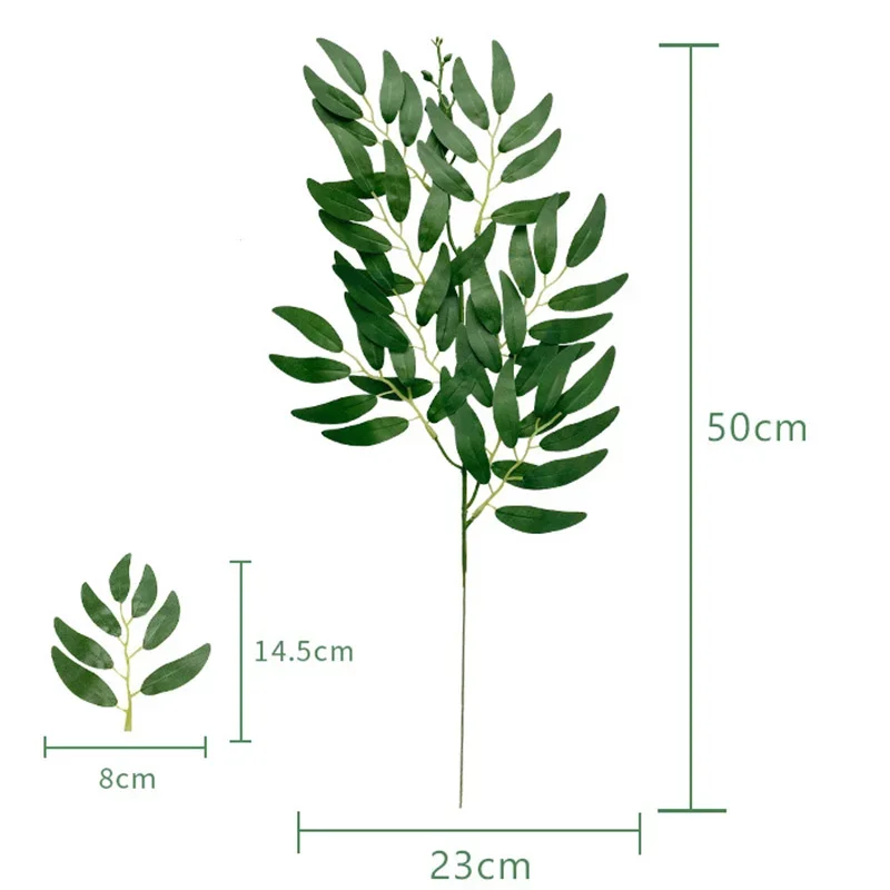 

Искусственные растения LEKSE, зелёные, шелковые, 10 шт.