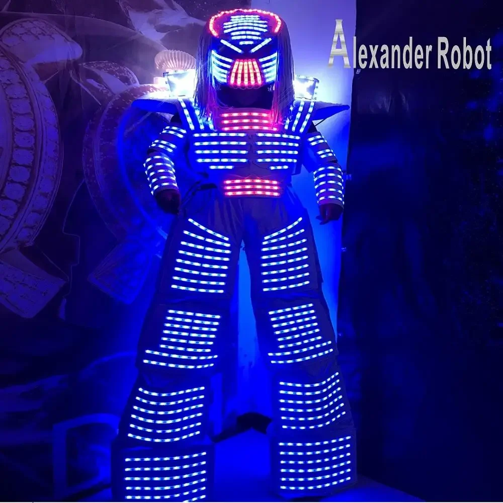 Светодиодный костюм робота Костюм/Светодиодная одежда/Светильники/Светодиодные