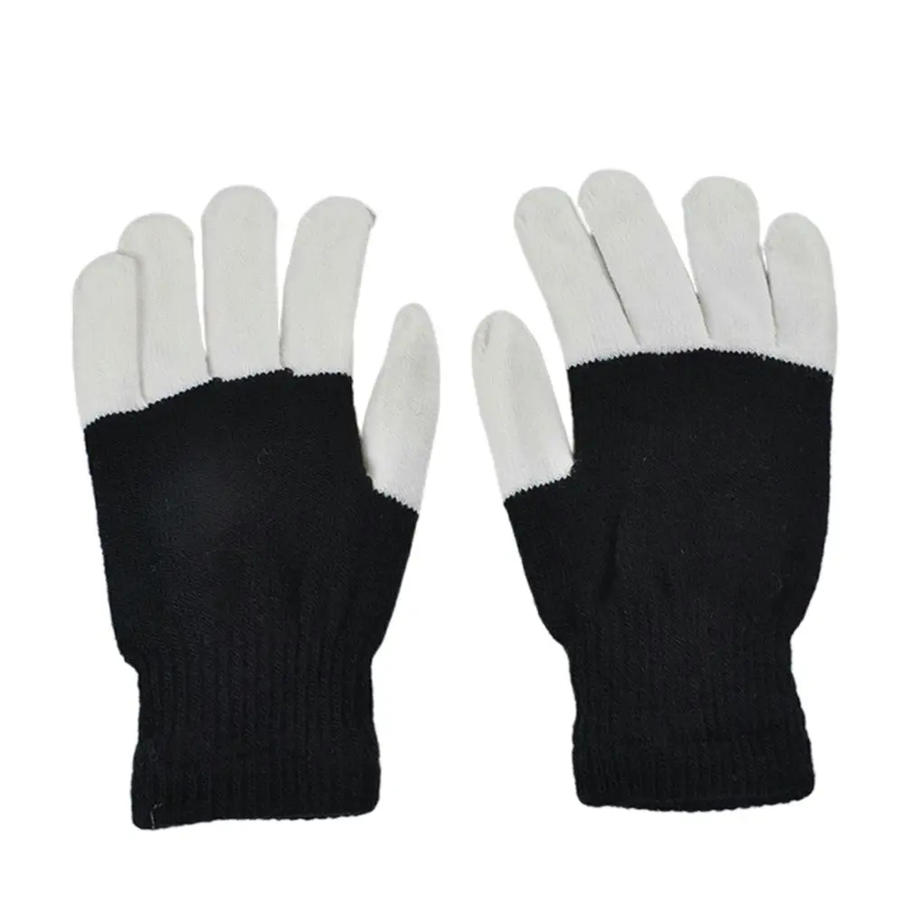 

1 Pair Glowing Gloves Colorful LED Flashing Finger Glowing Glove Bar Party Fingertip Lighting Light Creative Gloves For Adult