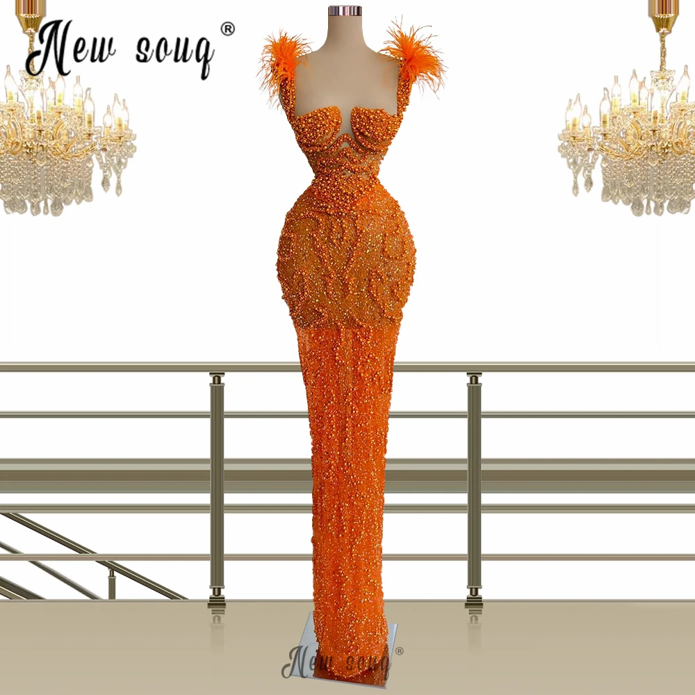 

Платье вечернее женское с квадратным вырезом и бусинами