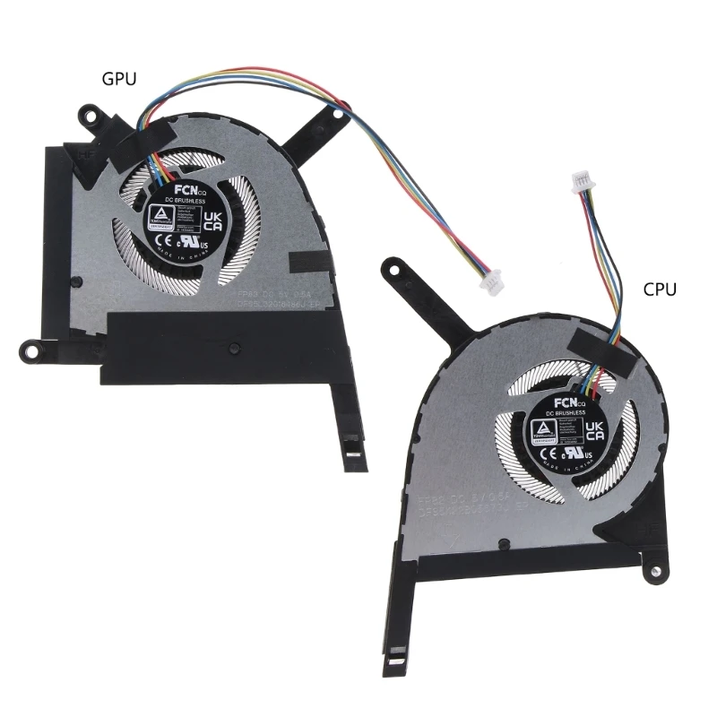 Portable Laptop CPU GPU Notebook Cooling Fan Replacement used for ASUS-FX507 Portable Laptop CPU GPU Notebook Cooling Fan Replacement used for ASUS-FX507