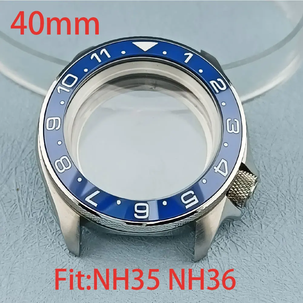 Корпус часов SKX 007 40 мм подходит для механизма NH34 NH35 NH36 из нержавеющей стали 316L с