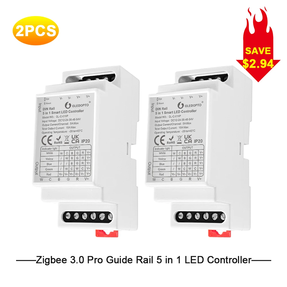 

GLEDOPTO RGB Контроллер Zigbee 3.0