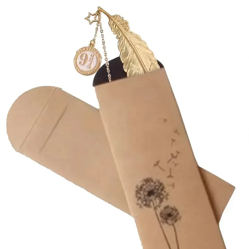 Лидер продаж аниме-закладка волшебный мальчик фильм перо металл Хогвартс