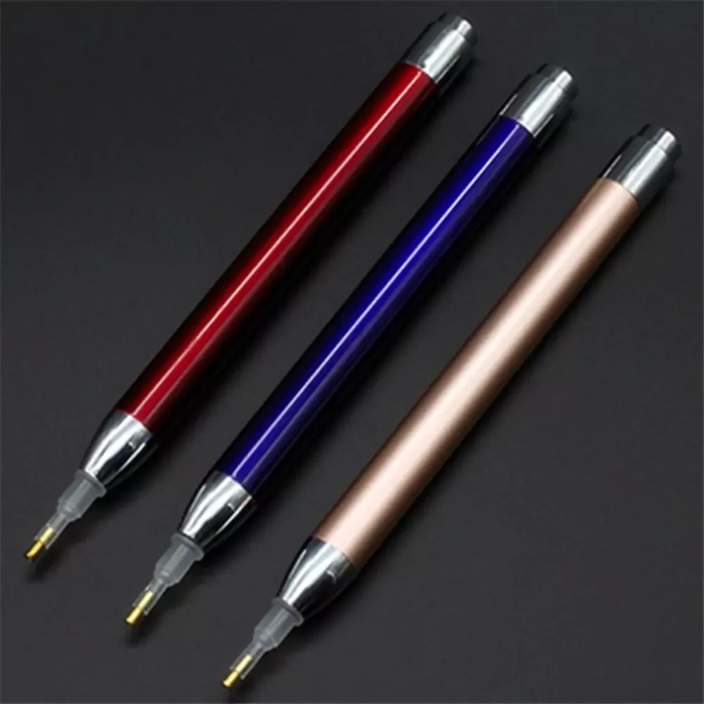 

New Square Round Diamond Painting Tool Lighting Point Drill Pen New Diamond Pens 5D Painting with Diamonds Accessories