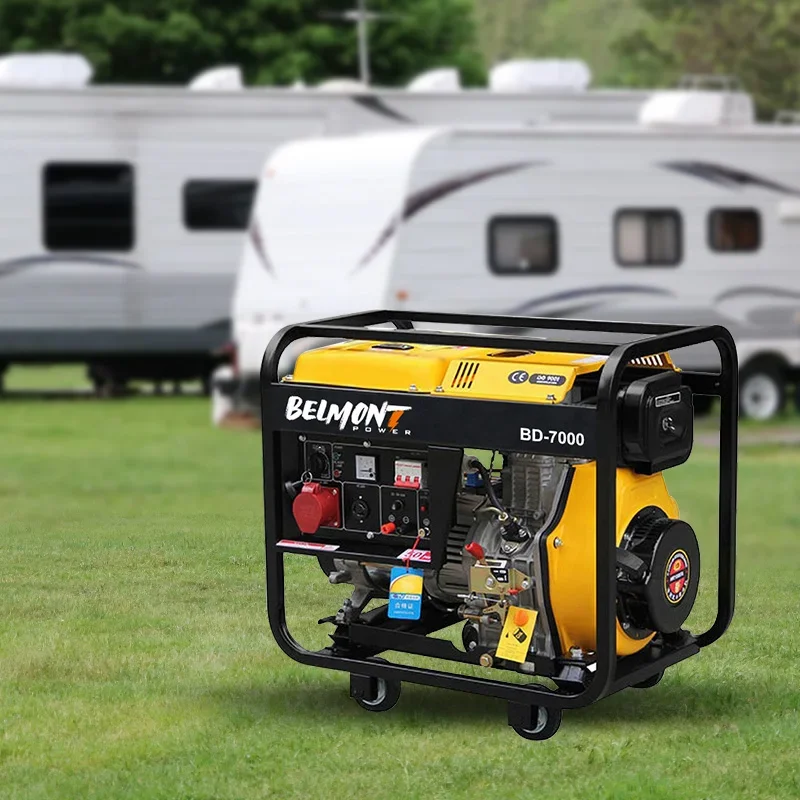 YUNYI однофазный и трехфазный дизельный генератор с открытой рамой 110 В/120 В/220 В/230 В