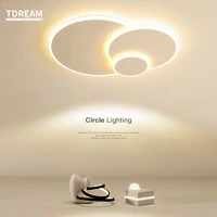 ceiling lamp nordic modern minimalist led lamp with remote control combination three color purchase suitable for indoor home