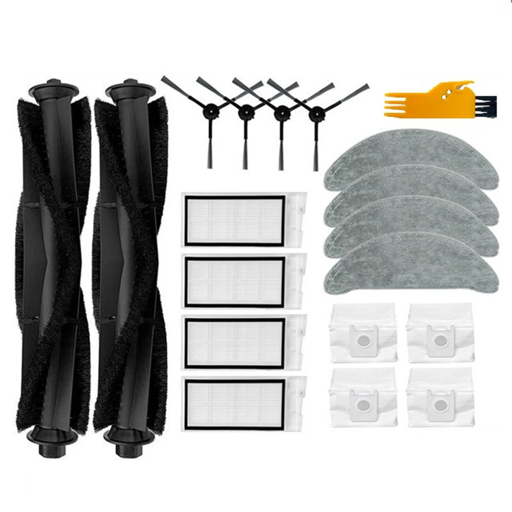 

19PCS for Xiaomi ROIDMI EVE PLUS Accessories Robot Vacuum Cleaner HEPA Filter Brush Mop Cloth Replacement Parts