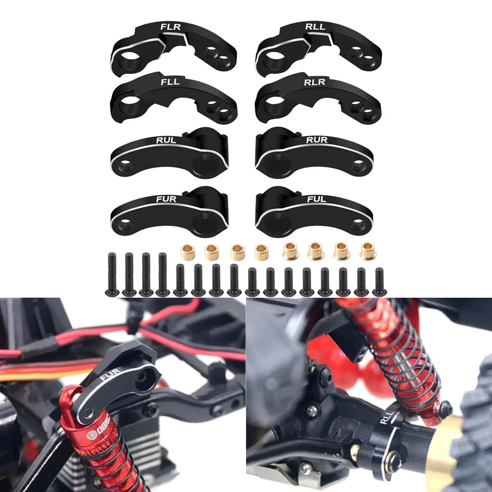 Esilun RC Shock Flex Blades Регулируемый амортизатор из алюминиевого сплава Амортизаторное