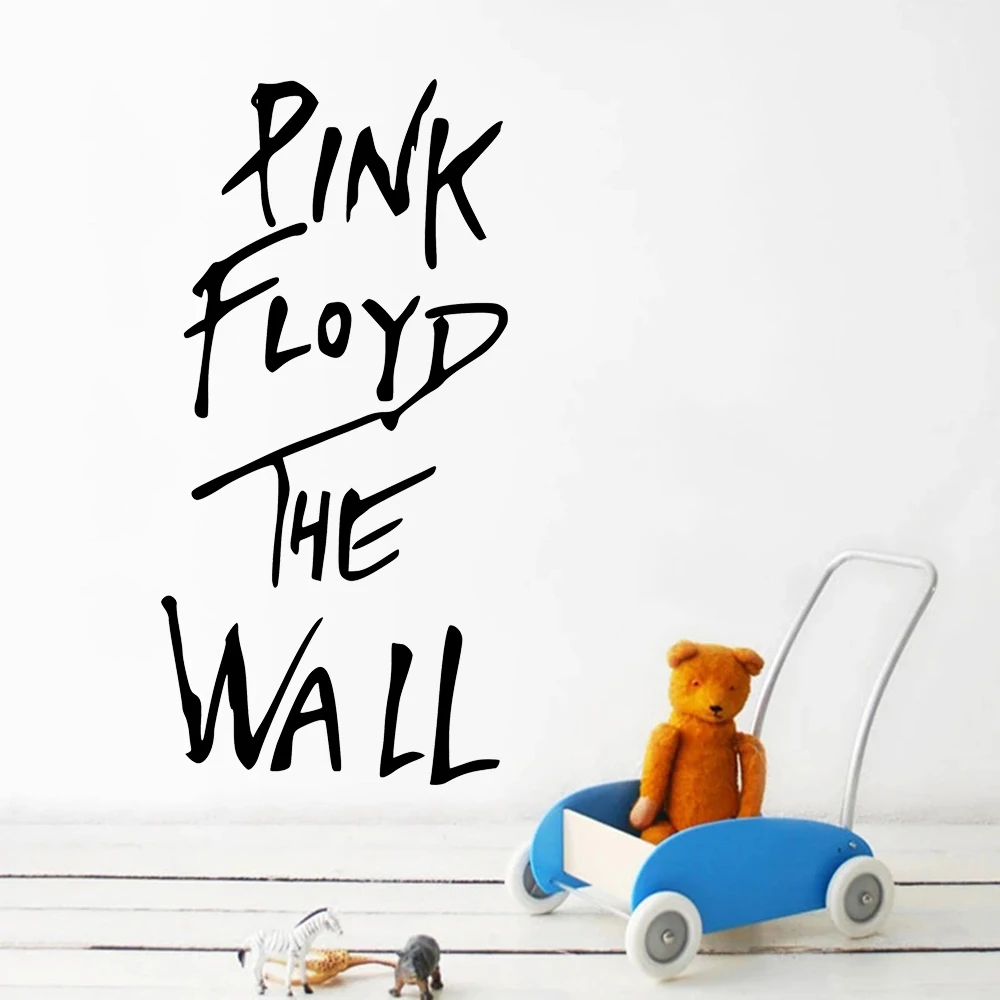 

Classic Pink Floyd The Quotes Wall Decals Vinyl Stickers For Rock Music Lyric Livingroom Home Decor Murals Wallpaper HJ1675