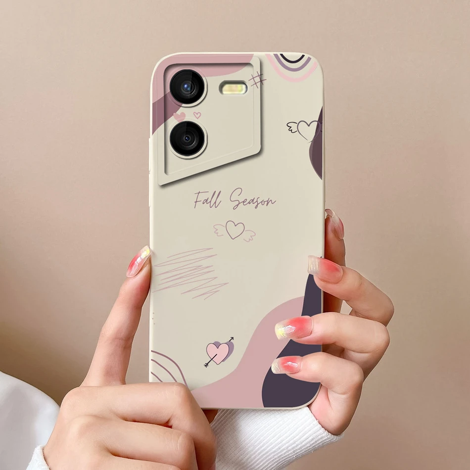 Фото Чехол-бампер для Tecno Pova 5 Pro, футляр с рисунком конфетных цветов, мягкий жидкий силикон, защитный бампер для камеры Tecno Pova5 Pro №4