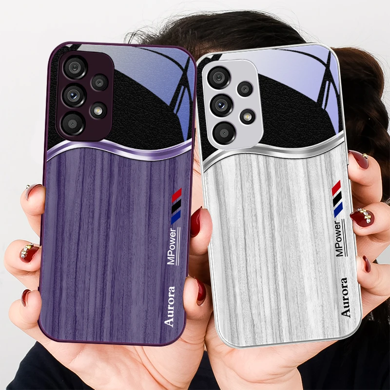 Деревянные элементы для Samsung Galaxy S23 U ltra 24 Plus S20 21 FE S25 Ultra A70 A72 73 51 52 53 Чехол телефона