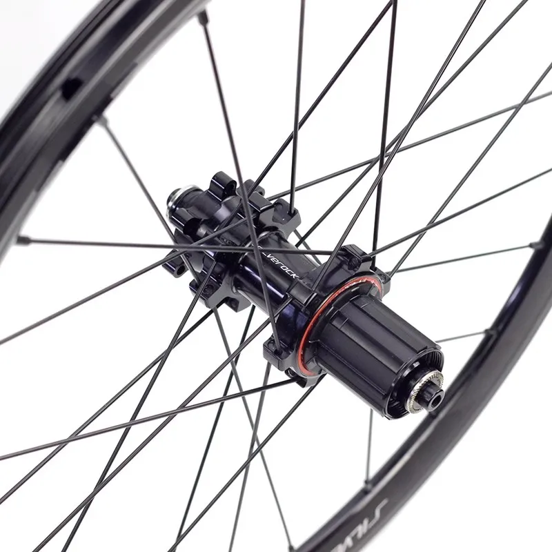Фото Колеса SILVEROCK XR240 из сплава для велосипедов с дисковыми тормозами, 18 дюймов (355), 20 дюймов (406), 451, 11 скоростей, для складных велосипедов JAVA Dah, комплект колес Minivelo Kinlin №4