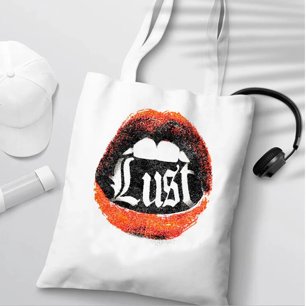 

lips shopping bag tote shopper grocery eco bolso bag jute bolsas reutilizables boodschappentas sac cabas sac tissu