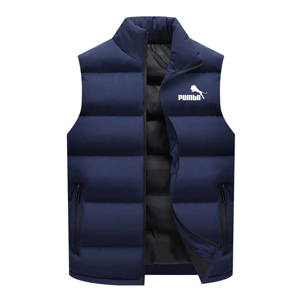 

Brand Mens Vest Jacket Men New Autumn Warm Sleeveless Jackets Male Winter Casual Waistcoat Vest