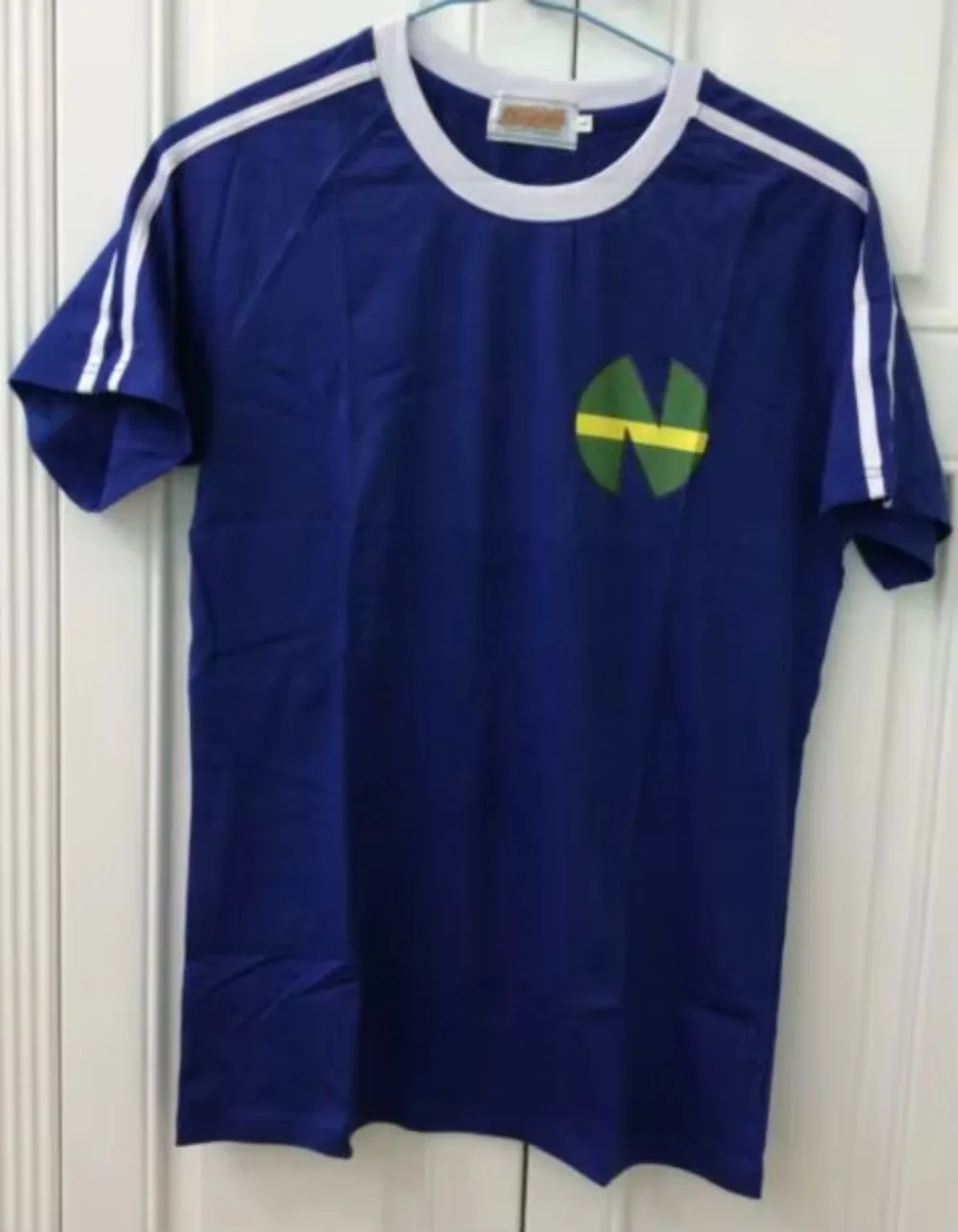 Модная мужская рубашка 10 размера Джерси Captain Tsubasa крутая одежда для мужчин