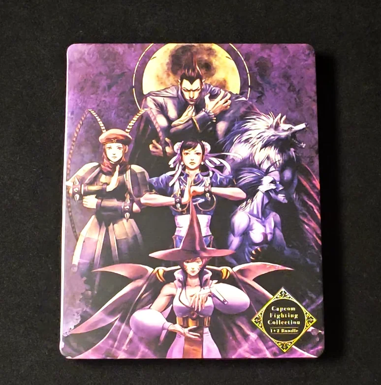 Фото Capcom Fighting Collection 1+2 2nd Edition Steelbook FantasyBox (только коробка, без диска) №1