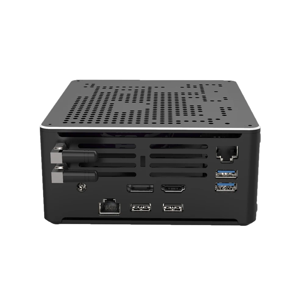 Fan Cooling Portable Mini desktop Core i9 9880H 10980HK E-2186M Gaming Computer  Type-C Small Mirco PC TV box