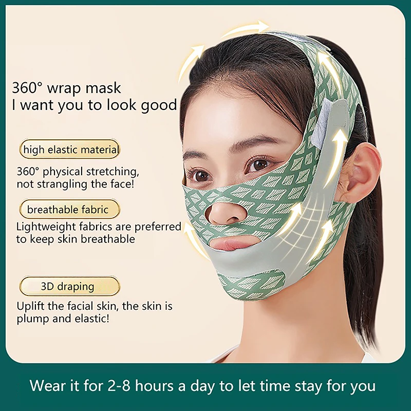 

V Face Bandage Shaper Facial Slimming Relaxation Lift Up Belt Shape Lift Reduce Double Chin Face Thining Band Massage Slimmer