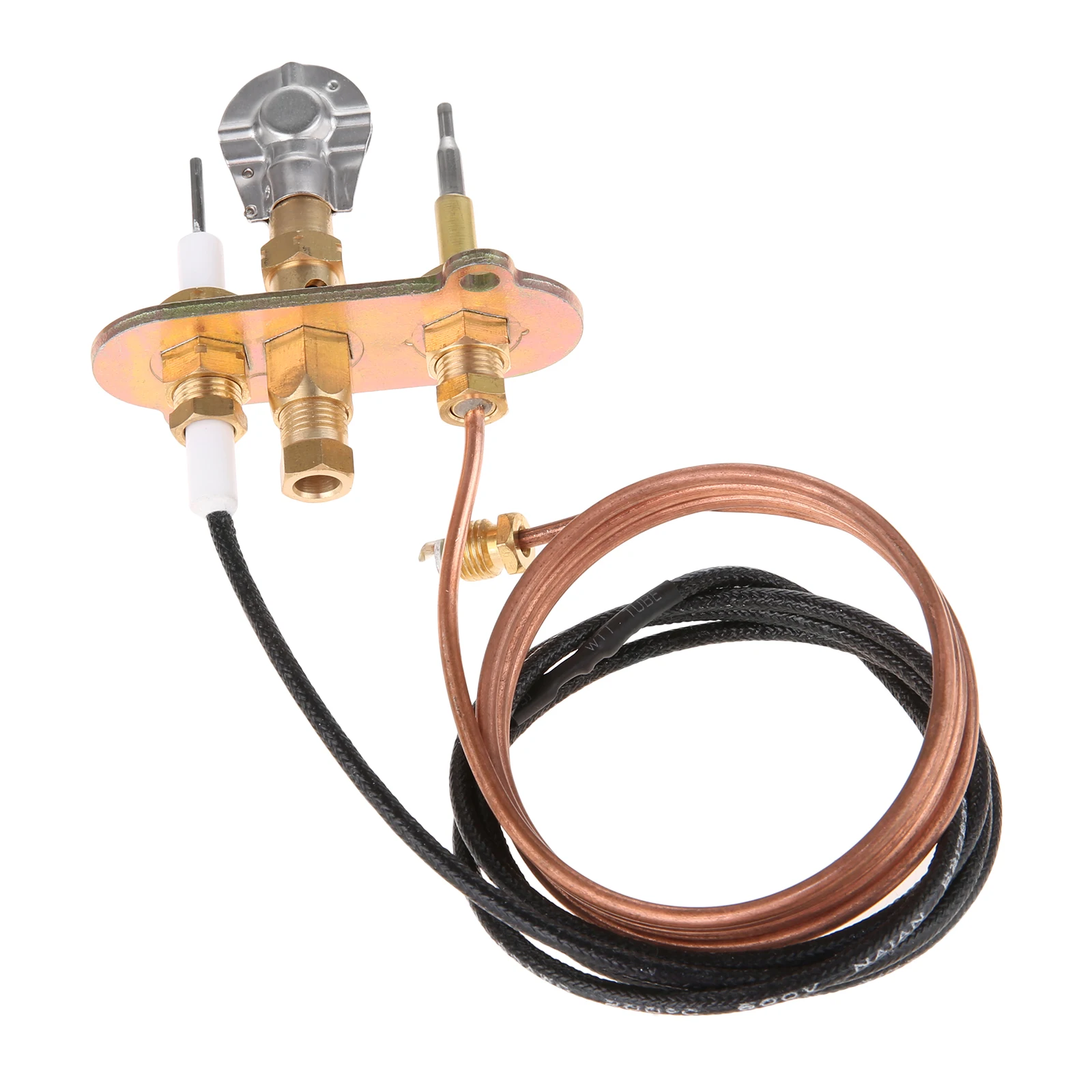 Liquefied Gas M8*1 Thermocouple and Ignition 900mm Pilot Burner kit for Fireplace/Thermocouple Gas Water Heater Parts