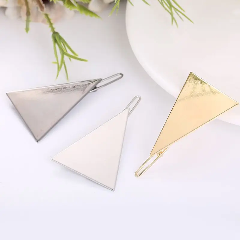 

652F 15 Styles Bobby Pins Geometric for Triangle Wavy Shape Hair Clips Pol