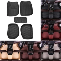 custom car foot pads pvc wire ring foot pads are easy to clean universal car floor mats for most cars dropshipping
