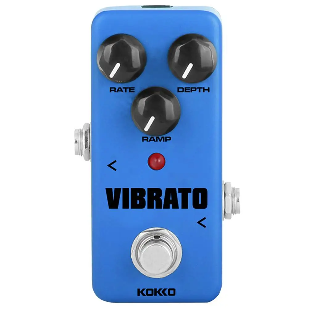 

Kokko FVB2 Vibrato Portable Mini Vibrato Electric Guitar Effect Traditional Vibrato Effector Guitar Bass Accessories