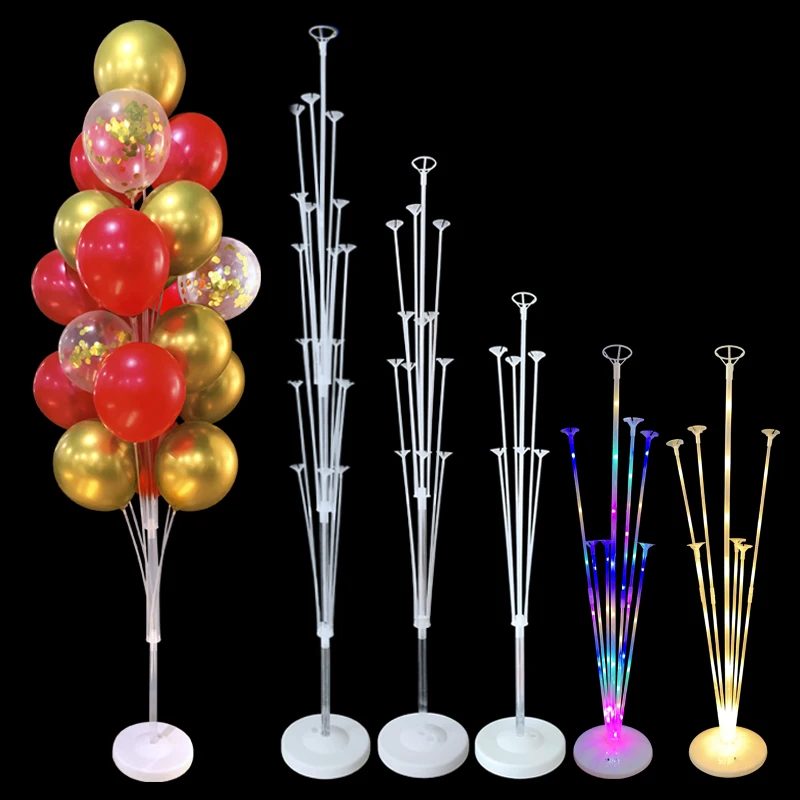 

1Set 7/19 Tube Support Balloon Holder Balloons Stand Column Confetti Balloon Kids Birthday Party Baby Shower Wedding Decoration