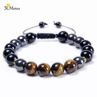 2022 new exquiste natural stone bracelet high quality handmade red blue tiger eyes bracelets for men beads bangle jewelry women