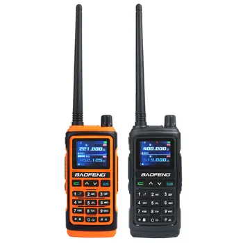 Baofeng 워키토키 UV-17Pro 6 밴드 수신 트라이 밴드, 방수 GPS, 야외 햄 아마추어 에어 밴드, FM NoAA 라디오