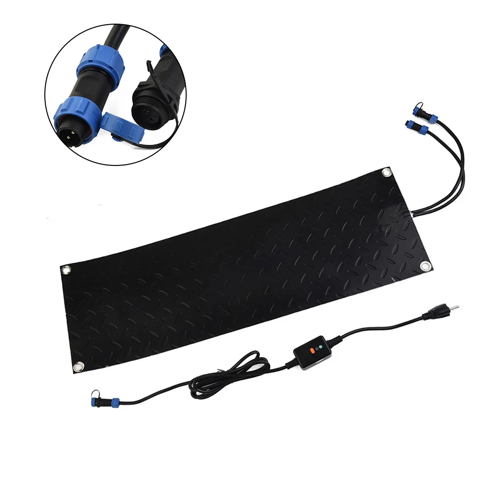 

Brand New Snow Melting Mat 120V Black Garages Hotels Ice Melting Industrial Purposes Snow Melting Mat Supermarkets
