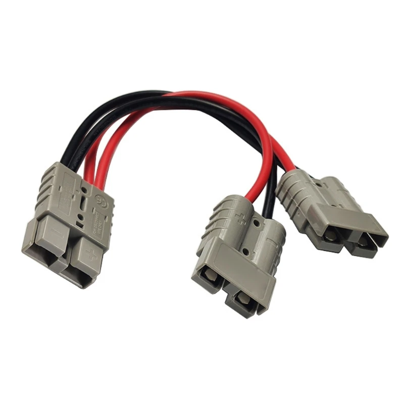 

Cable Lug 1000W Plug Terminal 50A Connector Set Automotive Adapter Plug Kits Battery Terminal Solar 10AWG Extension