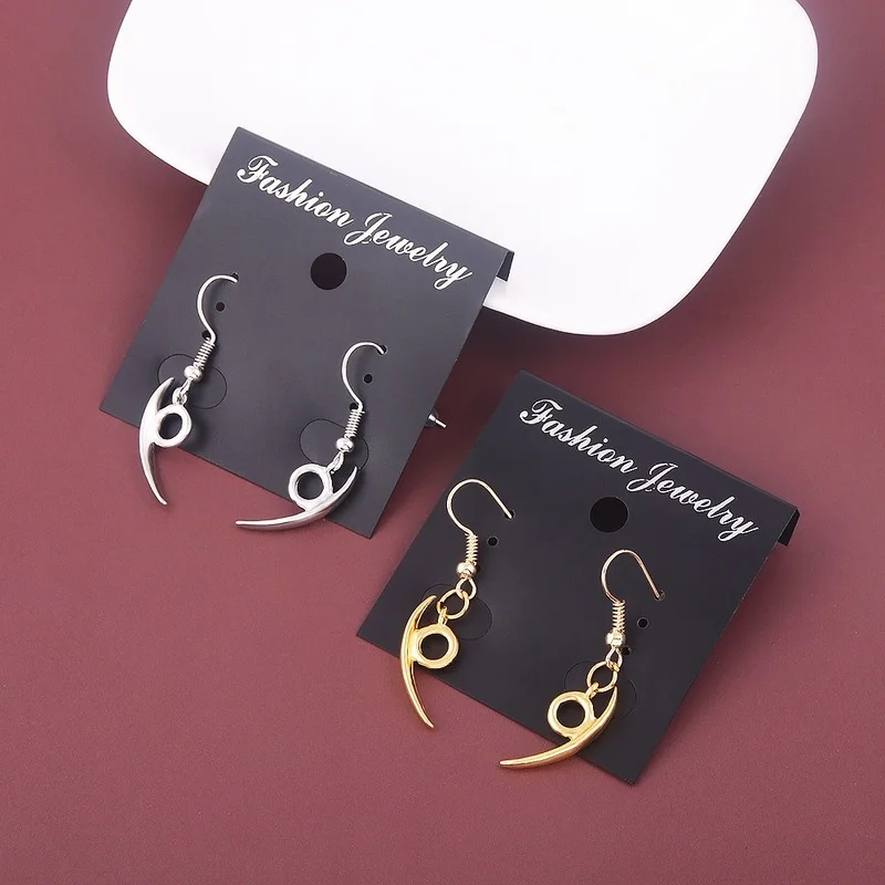 Серьги-гвоздики в виде капли Orochimaru женские серьги-подвески для косплея