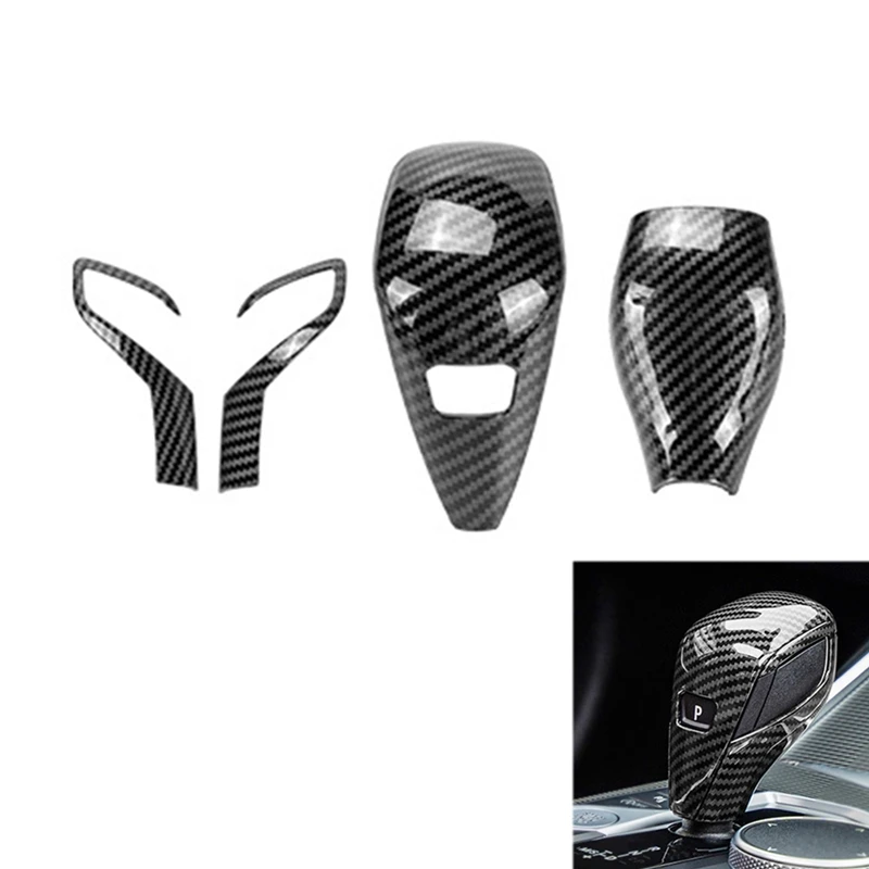 

Car Gear Head Knob Shift Cover Trim Gear Shift Knob Shifter Lever Cover For-BMW G20 G28 G22 G23 G29 G01 G02