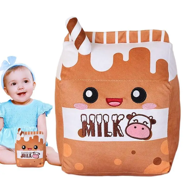 

Strawberry Milk Toy Plush Toys Soft Toy Very Comfortable To Hold No Deformation When Pulled For Desk Bedroom Kids Room Sofa