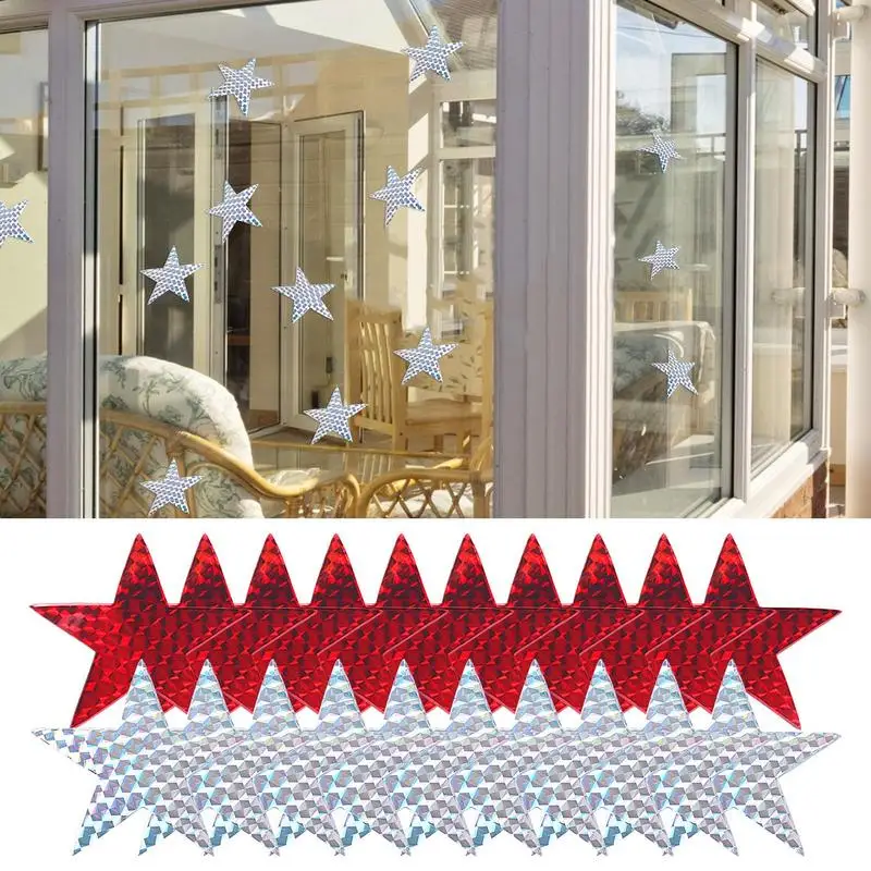 

20 шт., наклейки на окна для защиты от птиц