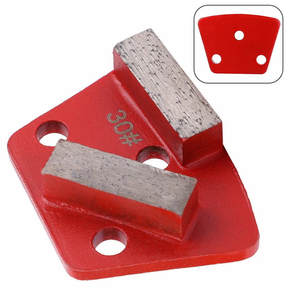 

Trapezoid Grinding Block Trapezoid Diamond Floor Grinding Pad Disc Fan-shaped 2-tooth #30 Grit Metal Bond Scraper Abrasive Tools