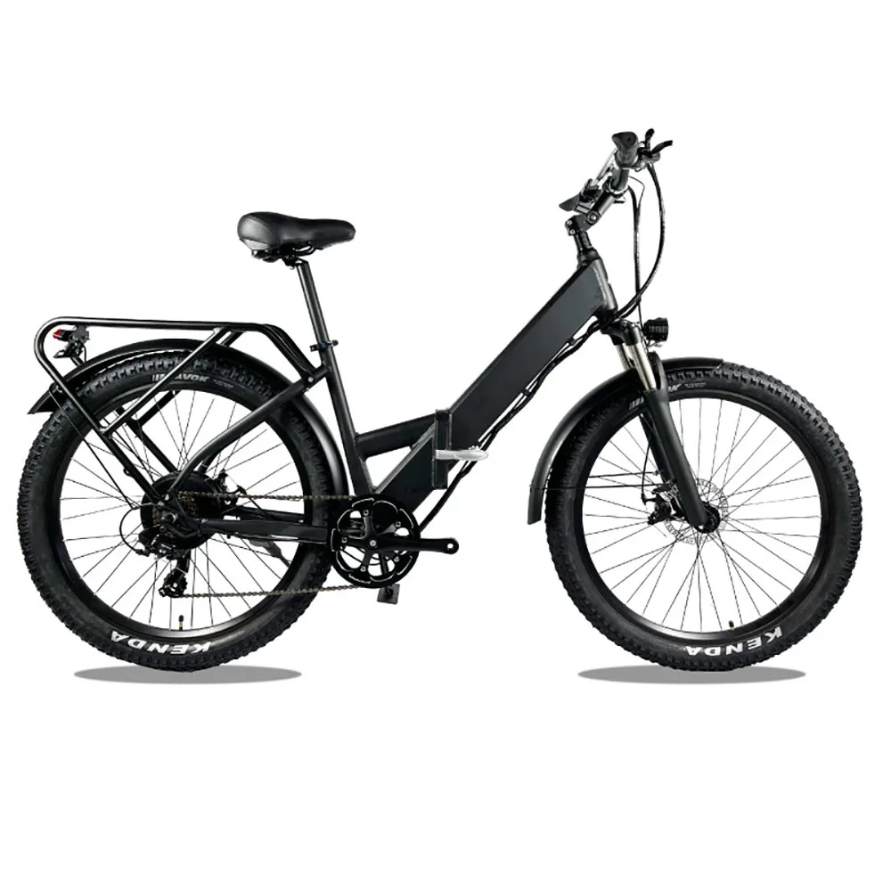 

Aluminum Alloy Mountain Electric Bike 48V Adult Lithium Battery For Men And Women To Help The Cross country Walking Widened Tyre