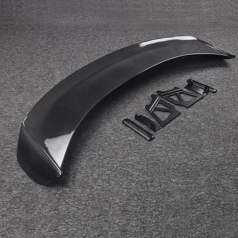 Заднее крыло из углеродного волокна красивый спойлер в багажнике автомобиля
