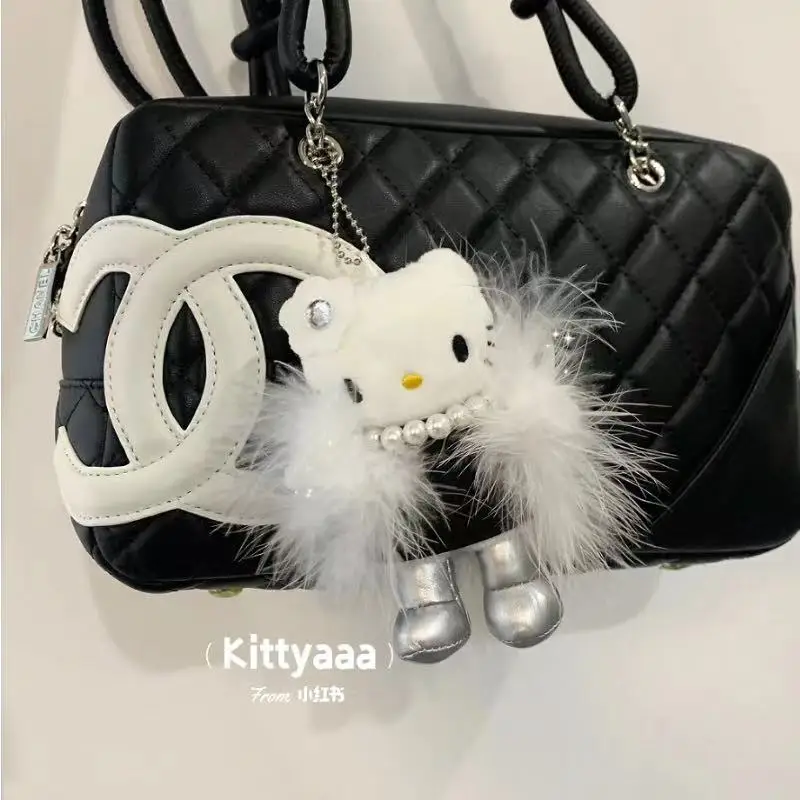 Периферийные устройства Sanrio богатая леди милая школьная сумка Hello Kitty подвеска в