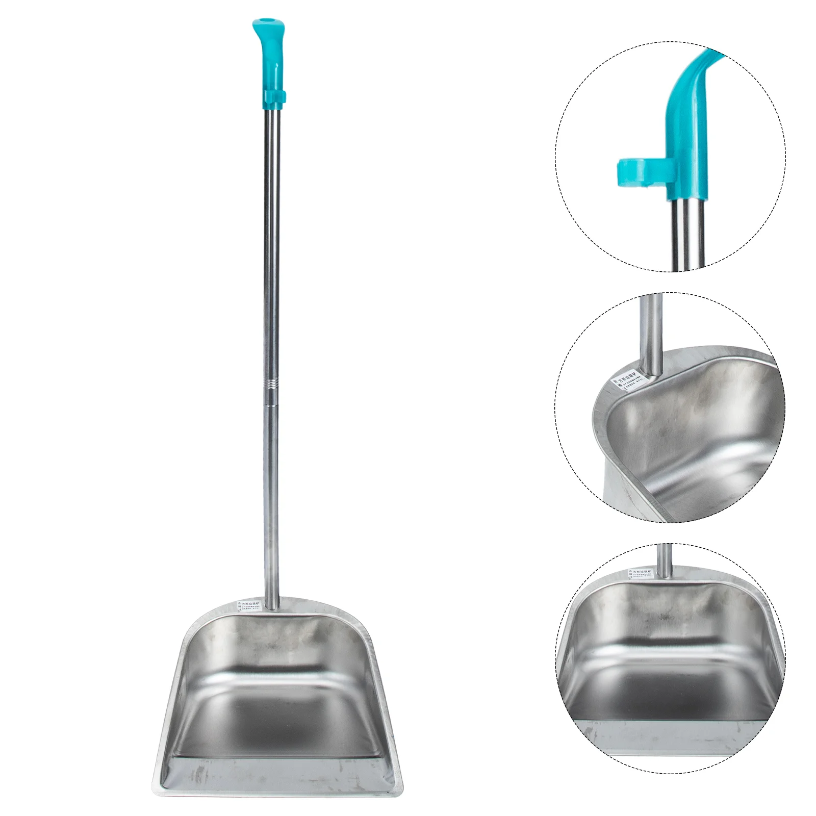 

Dustpanhandleupright Metal Cleaning Brush Paper Farmhouse Towel Holder Pan Home Handled Steel Stainless Duty Heavy Keyboard Pans