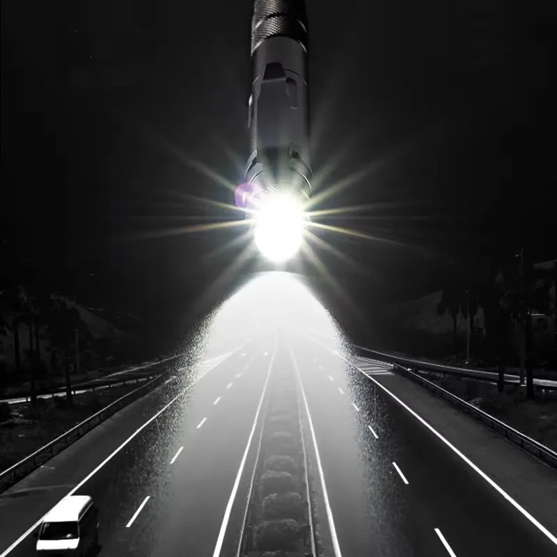Фото Многофункциональная военная тактическая ручка для самообороны, аварийный фонарик, стробоскоп, открывалка для бутылок, оконный выключатель, выживание на открытом воздухе, EDC №5