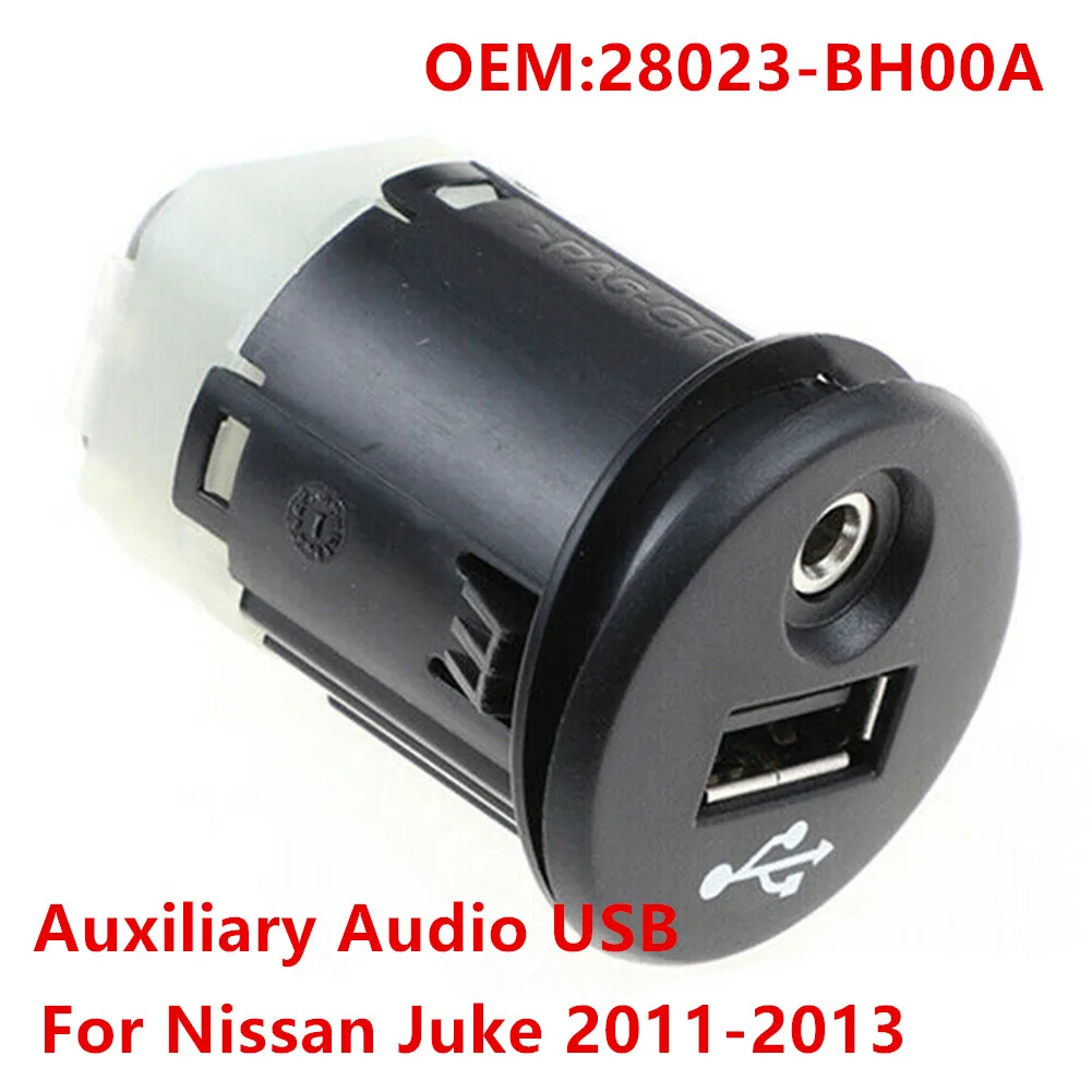 

Дополнительная звуковая USB-розетка OEM 28023-BH00A, USB-разъем для Nissan Juke 2011-2013, новый автомобильный аксессуар