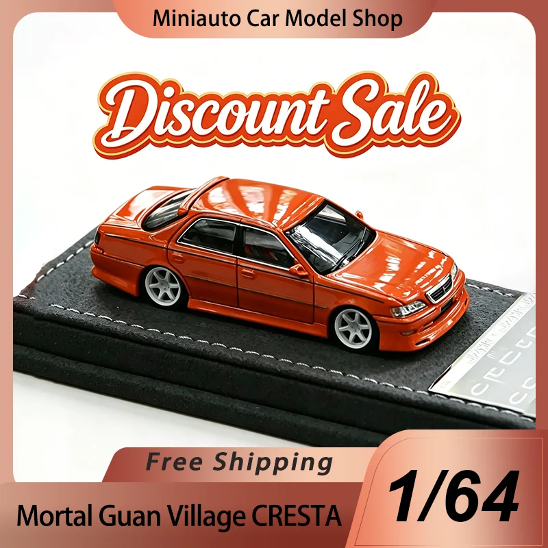 Фото Скидка на модель автомобиля 1:64 Toyota Cresta HEC Hangzhou Model Show Limited Sekimura Workshop Collab Orange Metallic №1